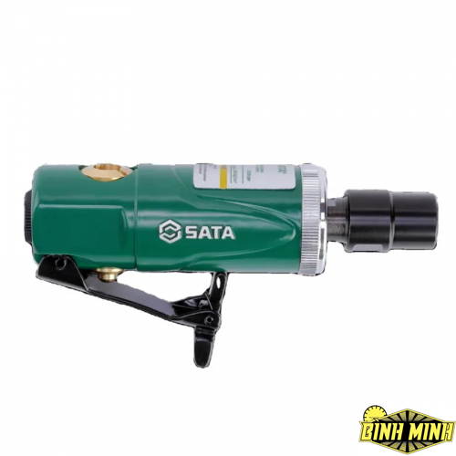 Máy mài thẳng mini hoạt động bằng khí nén, size 6mm, dùng trong garage sửa xe ô tô, SATA - 01501