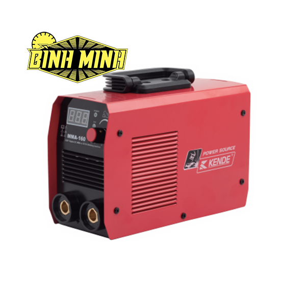 Máy hàn thủ công, dùng que hàn, công xuất đầu vào tối đa 6 KVA. Hiệu  Kende - MMA-160A