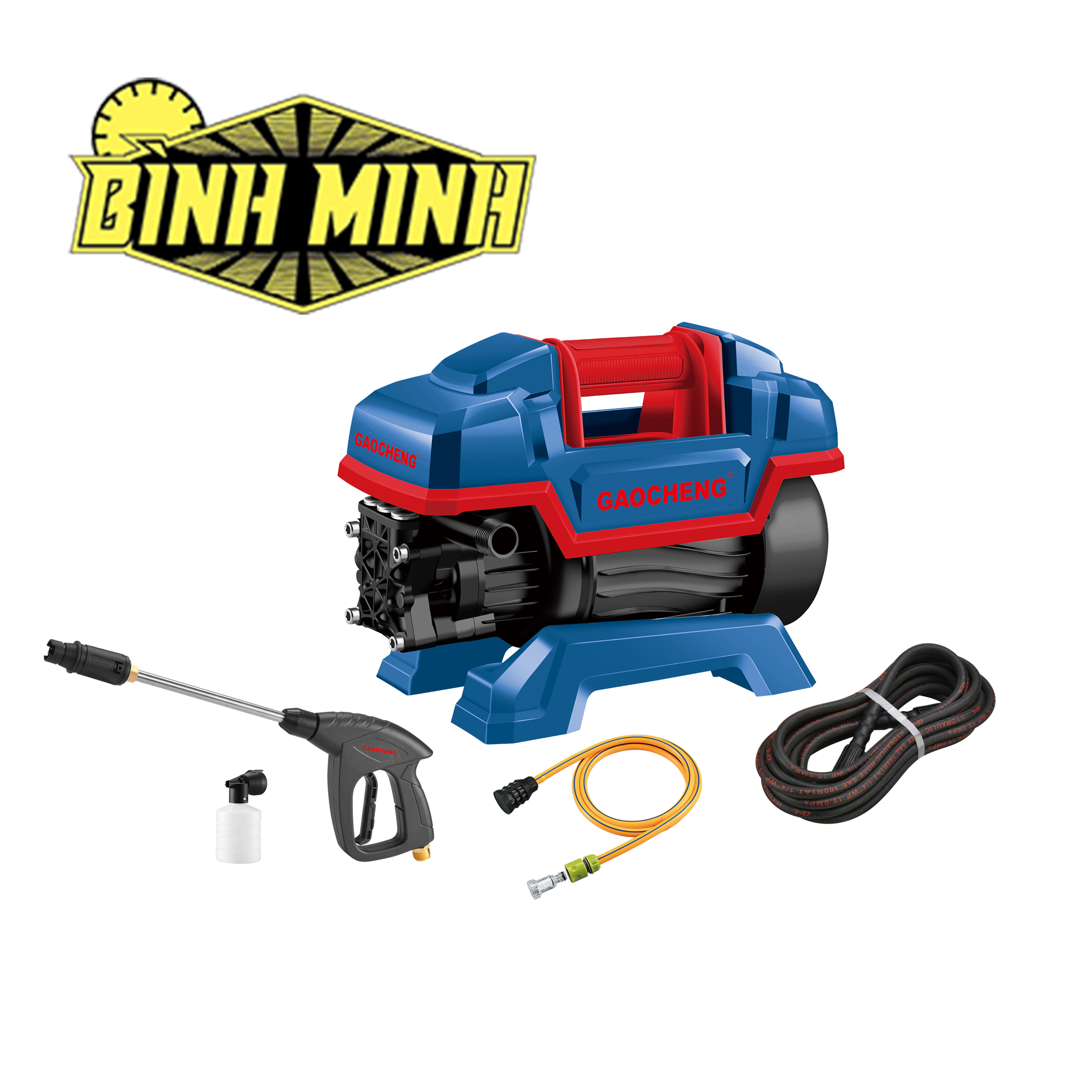 Máy phun nước dùng để rửa xe áp lực cao - Car Washer, công suất 2500W - GA-CW6001