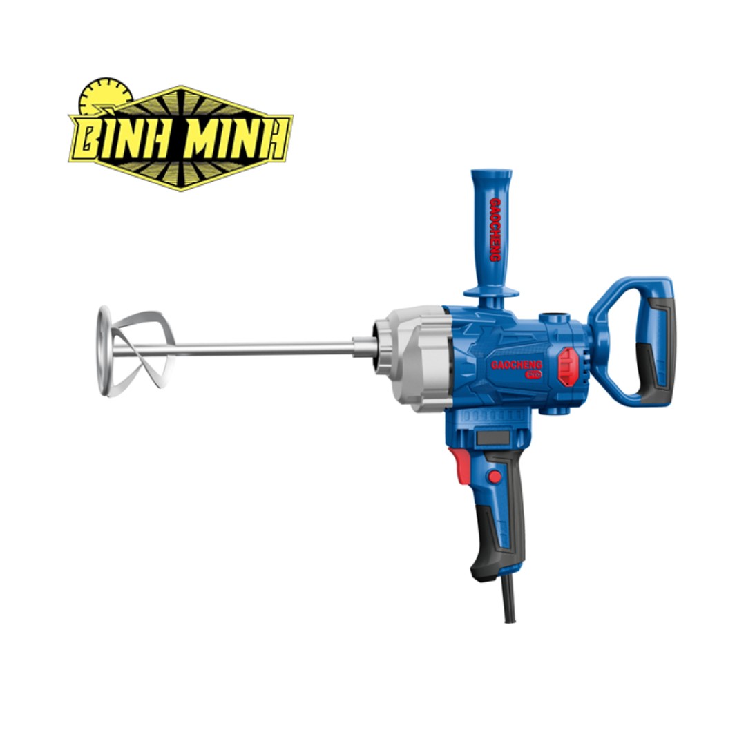Máy khuấy trộn vật liệu xây dựng cầm tay, hoạt động bằng điện GAOCHENG PRO GN-MD1401 Công suất 1100W. 