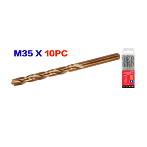 Mũi khoan xoắn HSS-G M35, kích thước: 5.5mm, (1 bộ = 10 cái) Workpro - WP400075