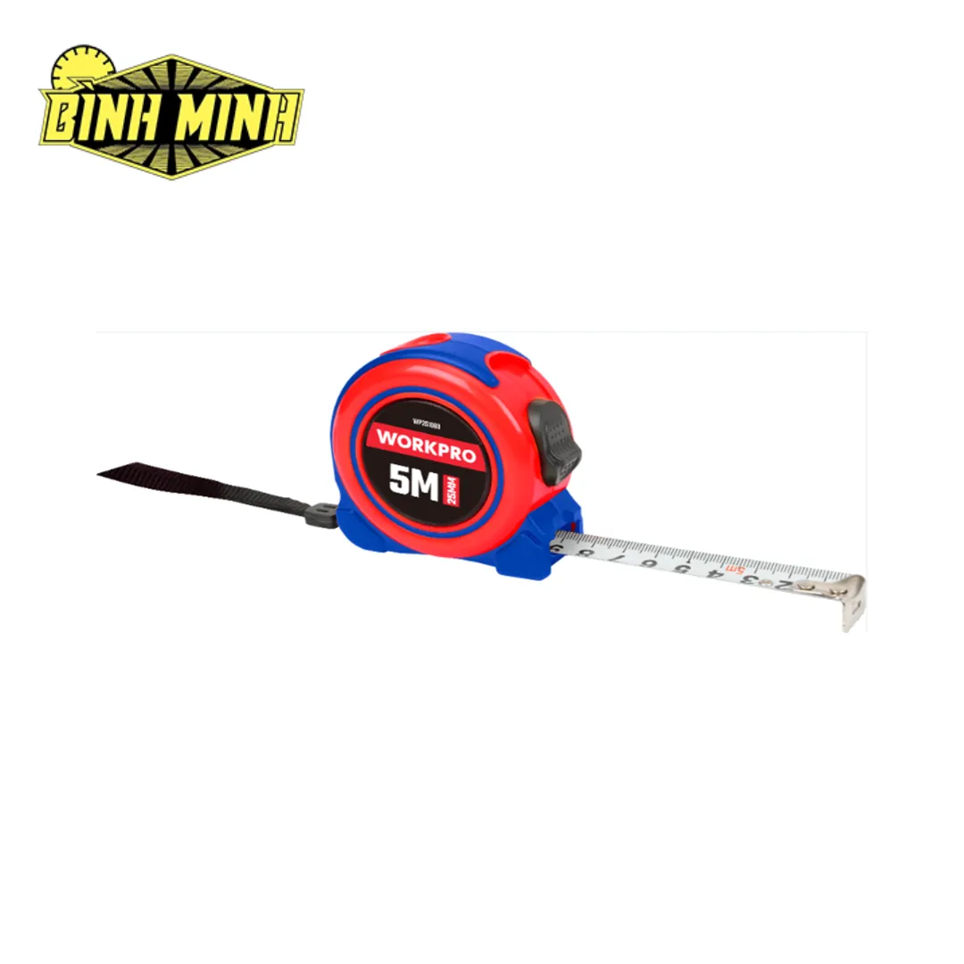 Thước Cuộn Workpro 3Mx16mm Có Nam Châm | Phủ Chống Trầy | WP261068