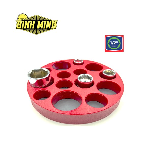 Khay đựng sắp xếp đầu tuýp bằng nhựa có từ tính 1/2 inch Workpro - WP433059