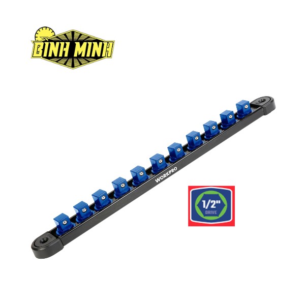 Giá đỡ đầu tuýp bằng nhựa có từ tính 1/2 inch Workpro - WP433065