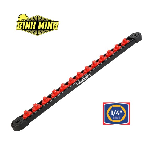 Giá đỡ đầu tuýp bằng nhựa có từ tính 1/4 inch Workpro - WP433063