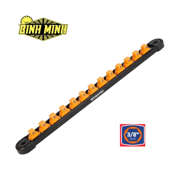 Giá đỡ đầu tuýp bằng nhựa có từ tính 3/8 inch Workpro - WP433064