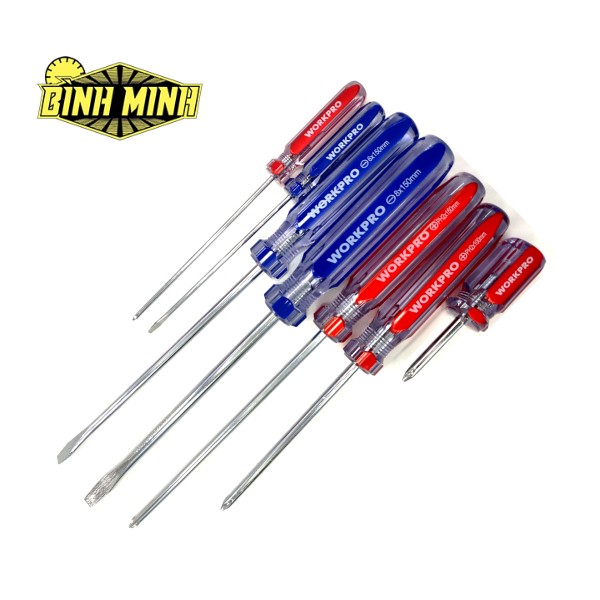 Bộ tua vít chính xác (1 Bộ = 6 Cái) Workpro - WP200549