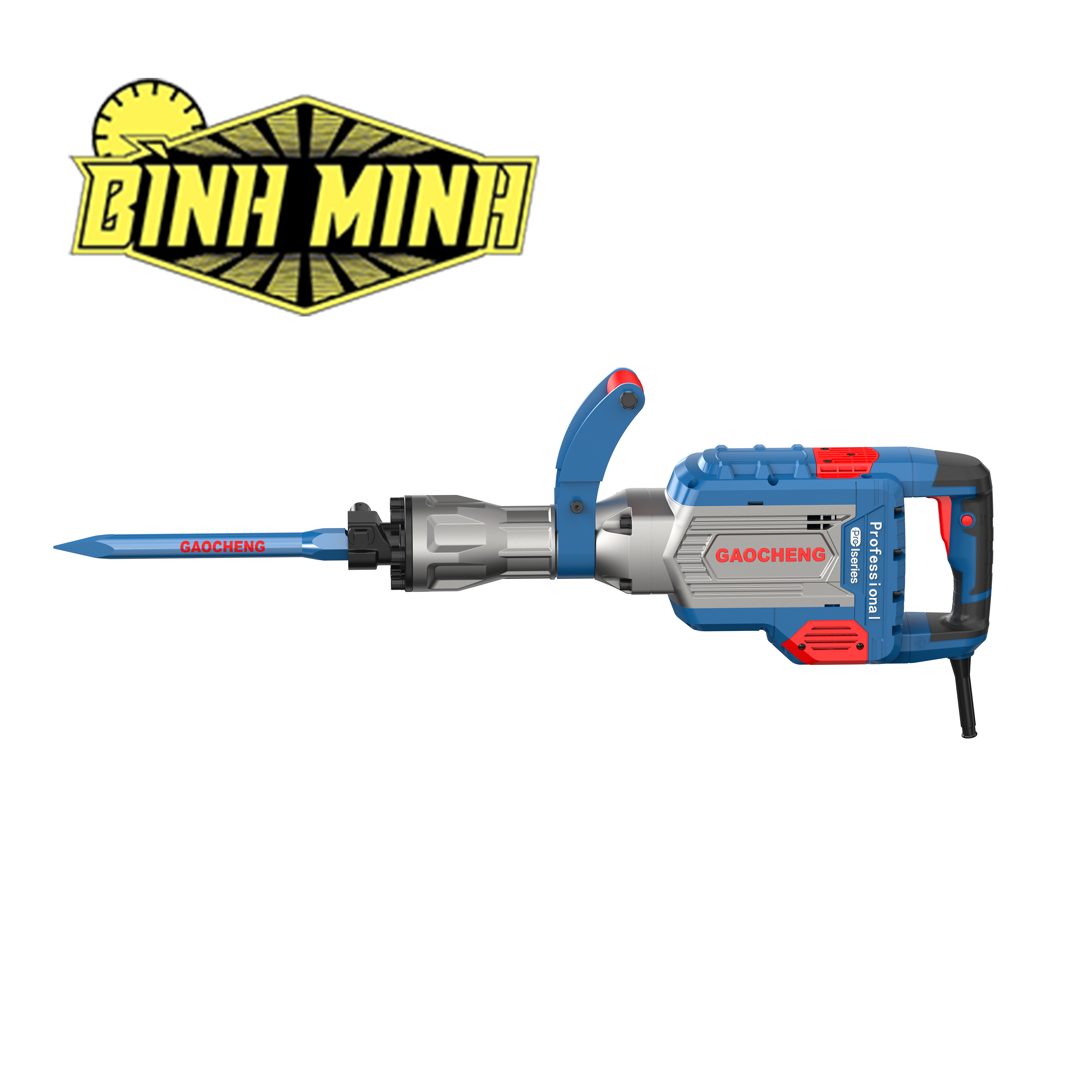 Máy đục bê tông cầm tay, hoạt động bằng điện GAOCHENG PRO -  GN-DM2002 Công suất: 2800W