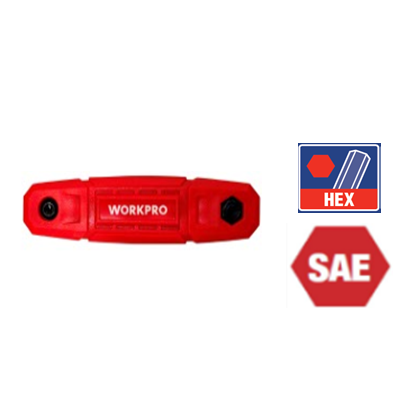 Bộ lục giác gấp gọn (1 SET = 9 PCS) Workpro - WP222032